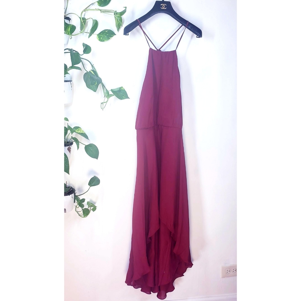 NWT $595 HAUTE HIPPIE 100% Silk Asymmetric Hem M - Picture 5 of 16